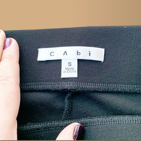 CABi Midtown Ponte Riding Ankle Zip Leggings Black #196 Size Small S Classic - Picture 7 of 13